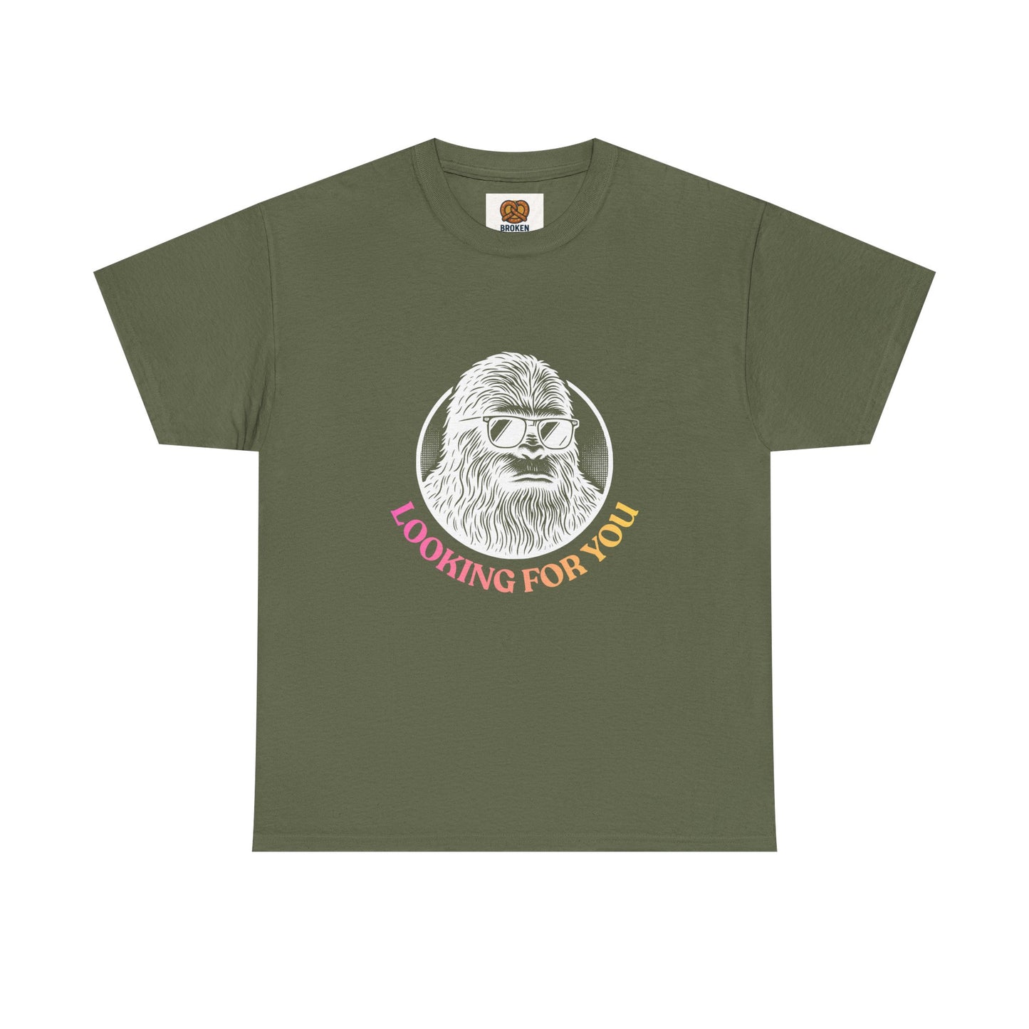 Looking For You Sasquatch T-Shirt — Retro Bigfoot Graphic Tee