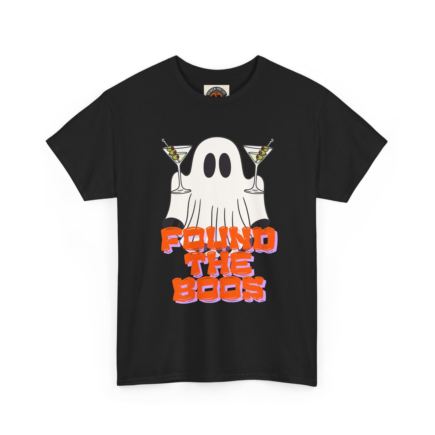 Found the Boos Ghost Tee — Funny Halloween Martini Party T-Shirt