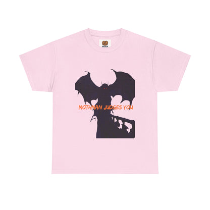 Mothman Judges You T‑Shirt — Cryptid Silhouette Graphic Tee