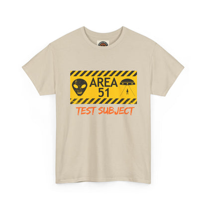 Area 51 Test Subject T-Shirt — Alien Warning Graphic Tee