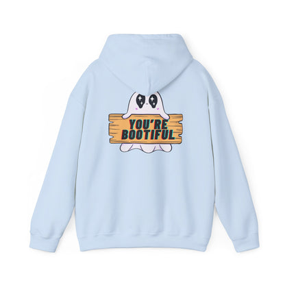 You're Bootiful Ghost Hoodie — Cute Halloween Pullover for Kids & Adults