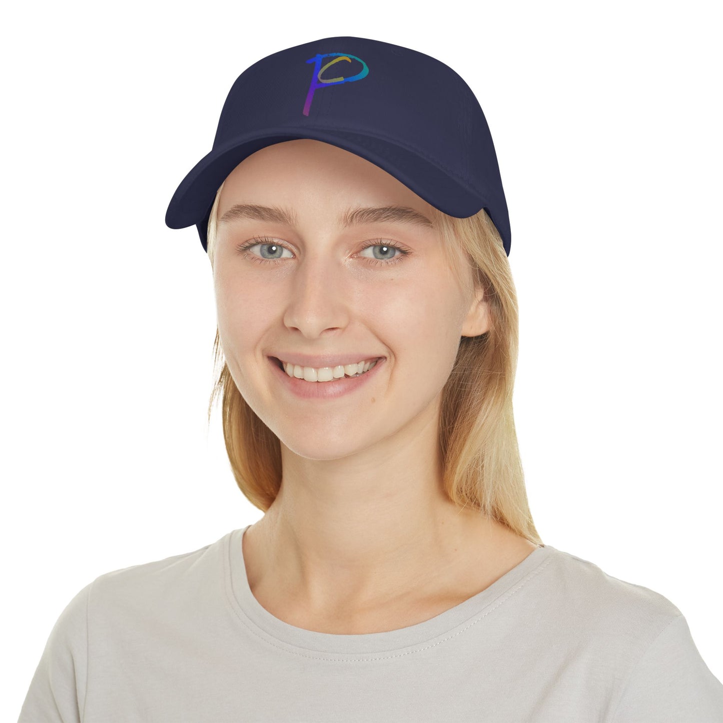 Low Profile Baseball Cap — Colorful Paranormal Consultant Logo Dad Hat, Casual Streetwear Cap