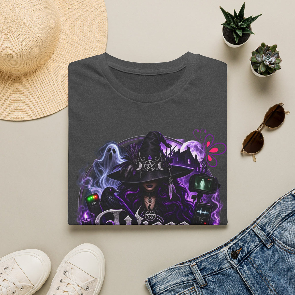 Wiccan Queen T-Shirt — Gothic Witch Graphic Tee