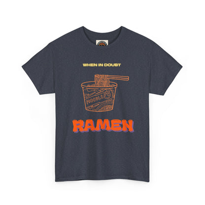 Ramen Cup Graphic Tee – Retro Noodle Illustration Casual T-Shirt