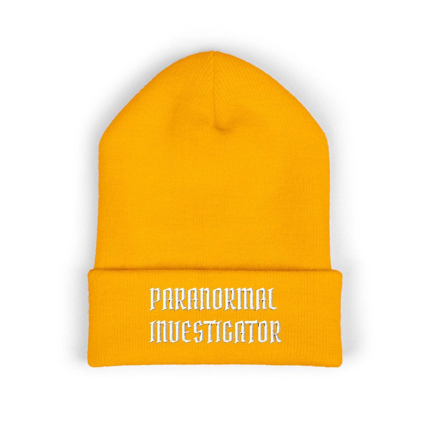 Paranormal Investigator Embroidered Beanie