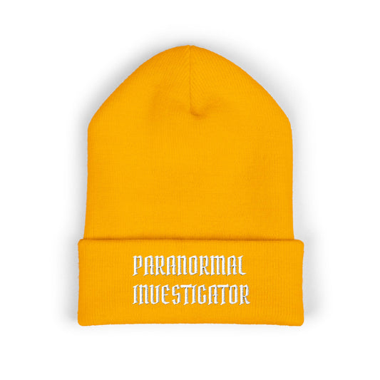 Paranormal Investigator Embroidered Beanie