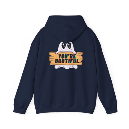 You're Bootiful Ghost Hoodie — Cute Halloween Pullover for Kids & Adults