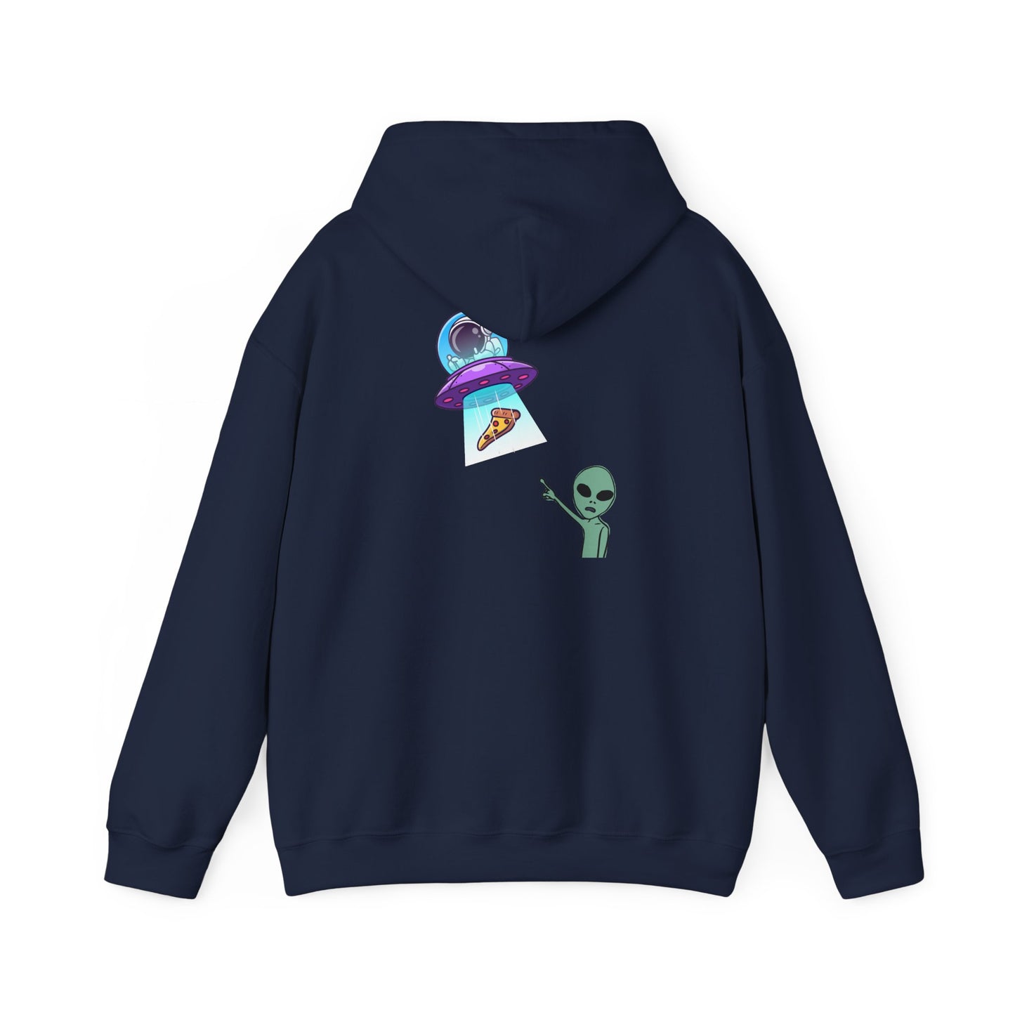 Alien UFO Hoodie — Cute Alien Abduction Graphic Pullover