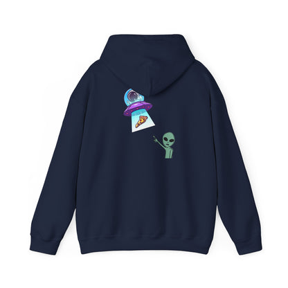 Alien UFO Hoodie — Cute Alien Abduction Graphic Pullover