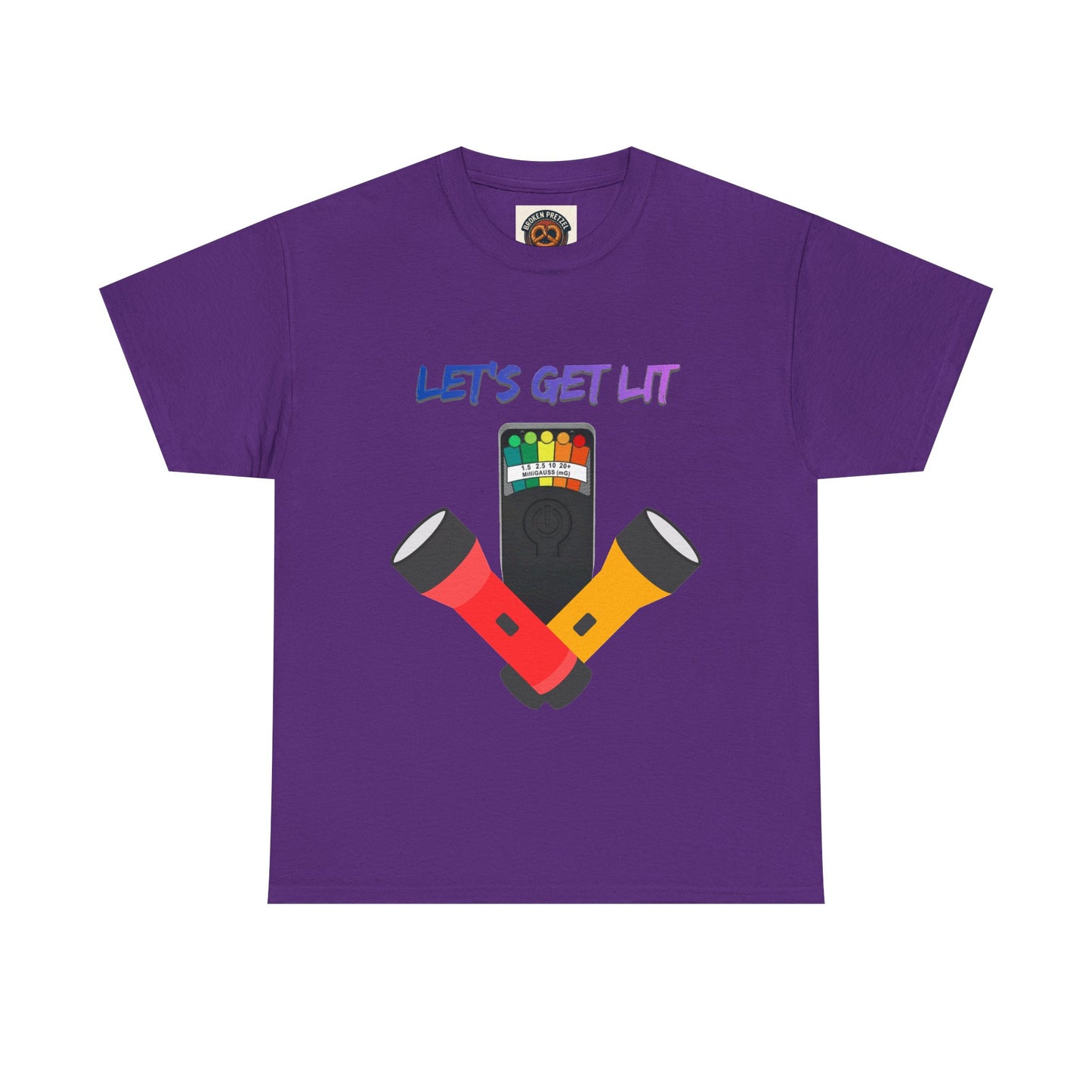 Let's Get Lit Flashlight Ghost Hunting T-Shirt