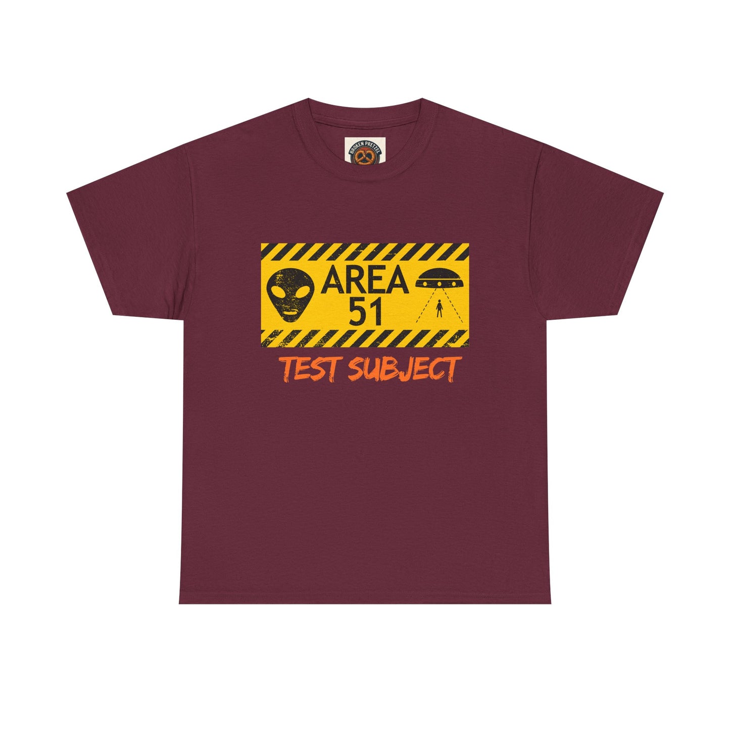 Area 51 Test Subject T-Shirt — Alien Warning Graphic Tee