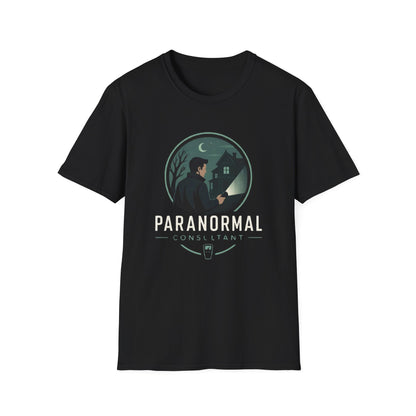 Paranormal Consultant T-Shirt — Ghost Hunter Illustration Tee