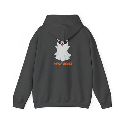 Panda Booer Hoodie — Cute Ghost Panda Graphic Hooded Sweatshirt