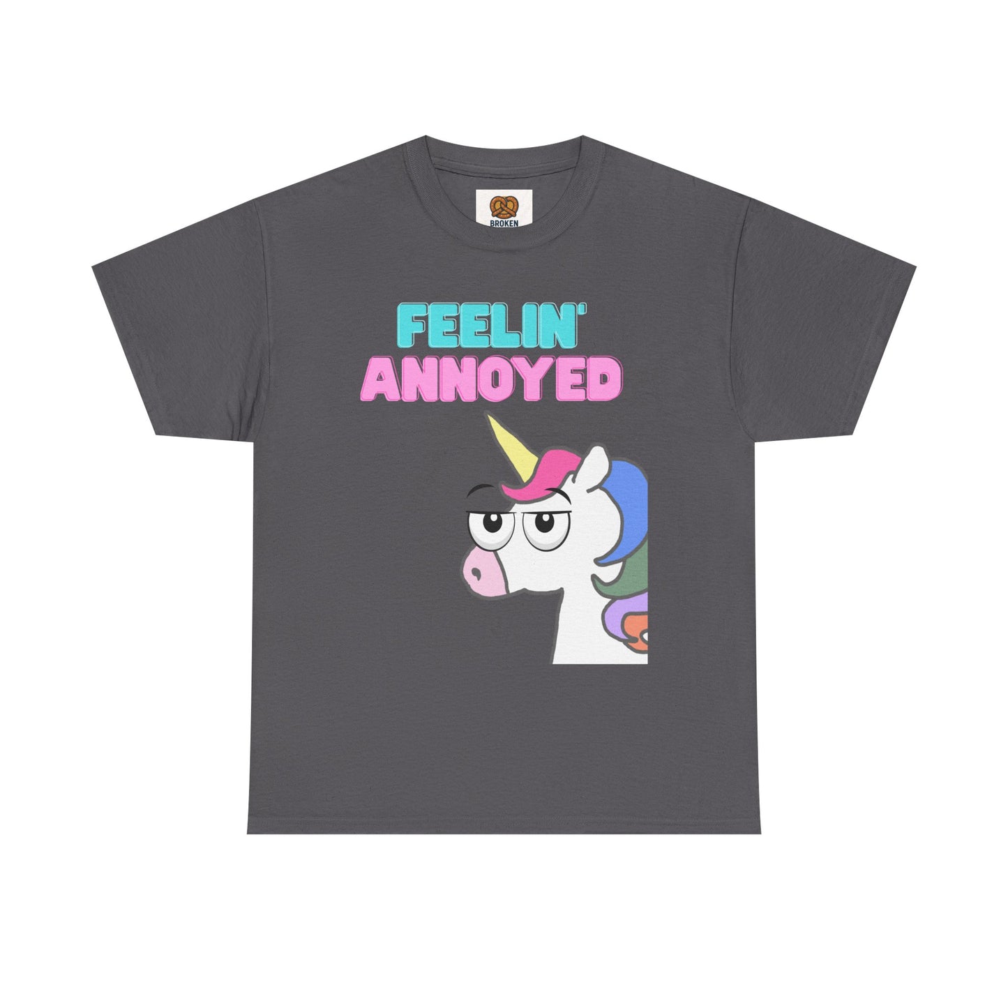 Feelin' Annoyed Unicorn T-Shirt — Funny Cute Graphic Tee for Sarcastic Gifts