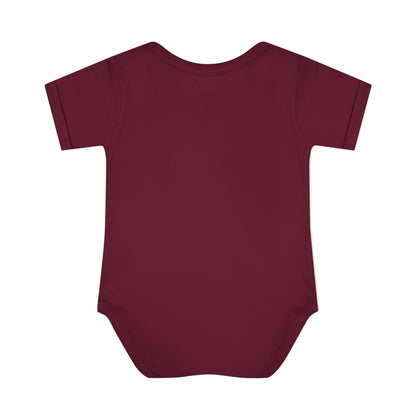 Infant Bodysuit - "Spooky & Cute" Halloween Baby Onesie (Orange)