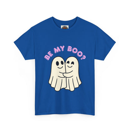 Be My Boo? Ghost Couple Tee — Cute Halloween Couples T‑Shirt