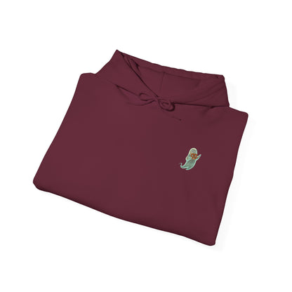 Magical Alien Riding Unicorn Hoodie — Cute Pastel Space Fantasy Sweatshirt