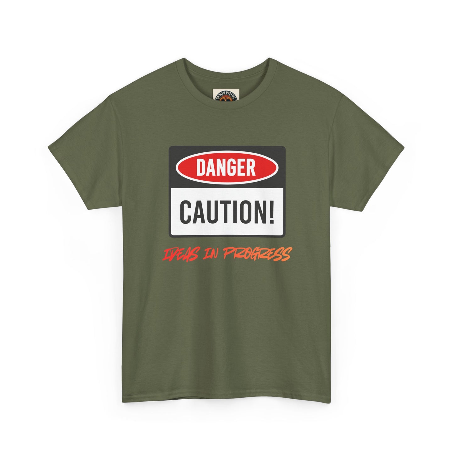 Caution! Danger 'Work In Progress' Graphic Tee