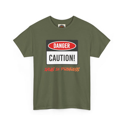 Caution! Danger 'Work In Progress' Graphic Tee