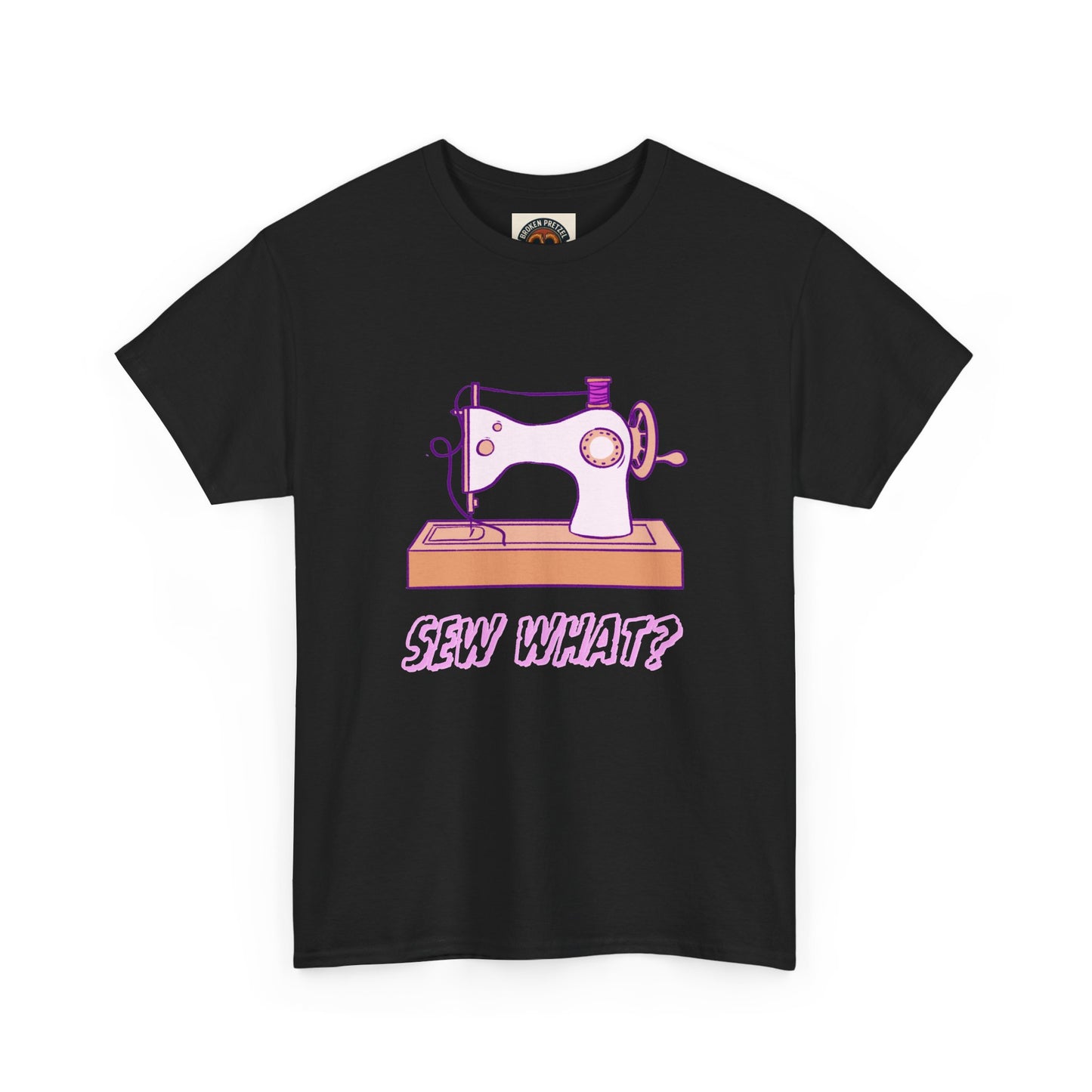 Sew What? Vintage Sewing Machine Tee — Funny Sewing Gift