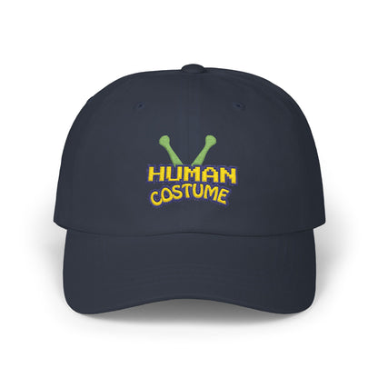 Dad Cap — 'Human Costume' Alien Antenna Embroidered Hat