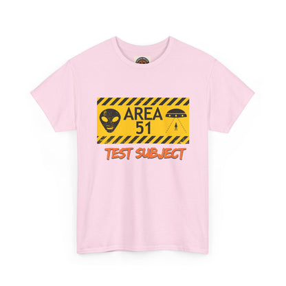 Area 51 Test Subject T-Shirt — Alien Warning Graphic Tee