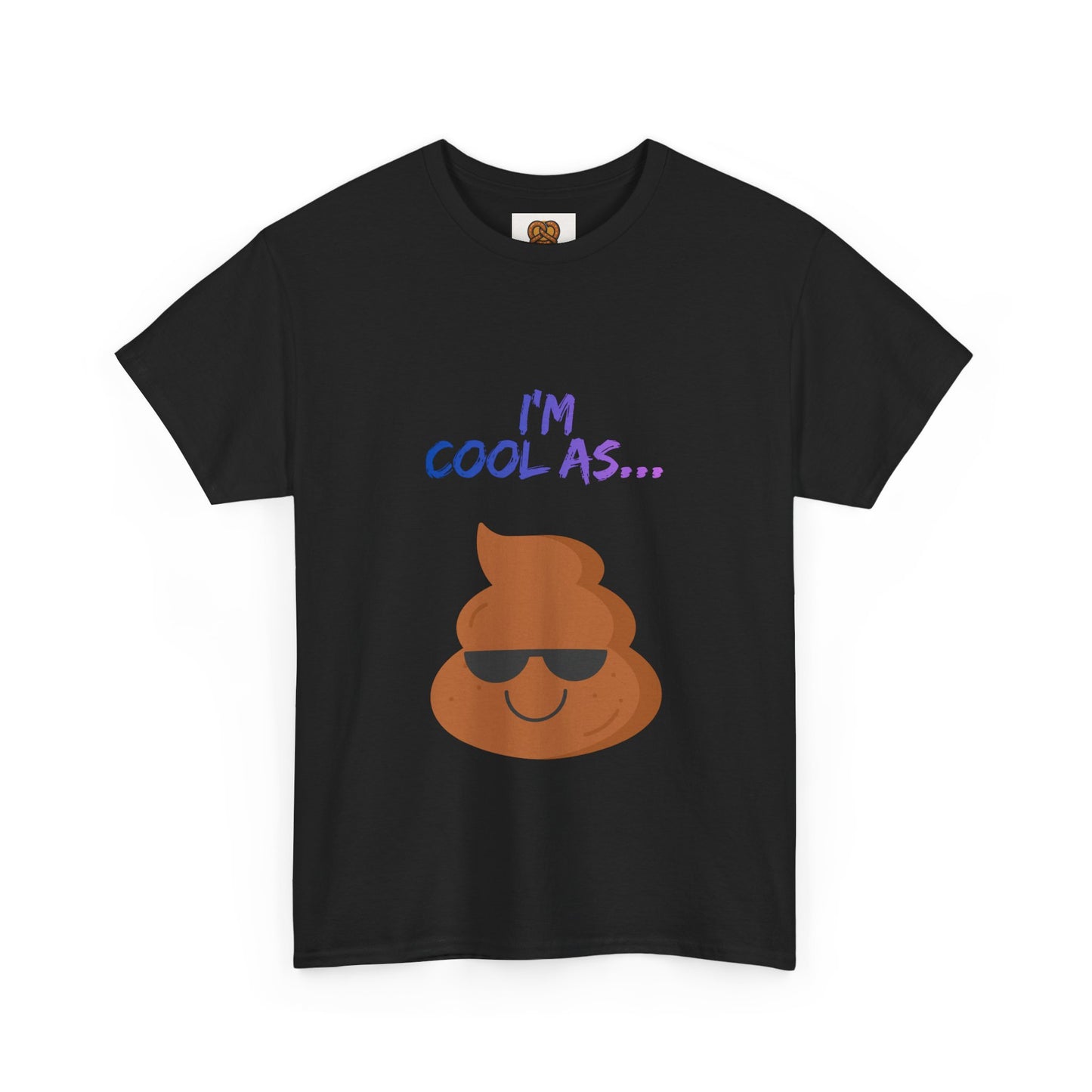 Cool Poop Emoji T-Shirt — "I’m Cool As..." Novelty Tee