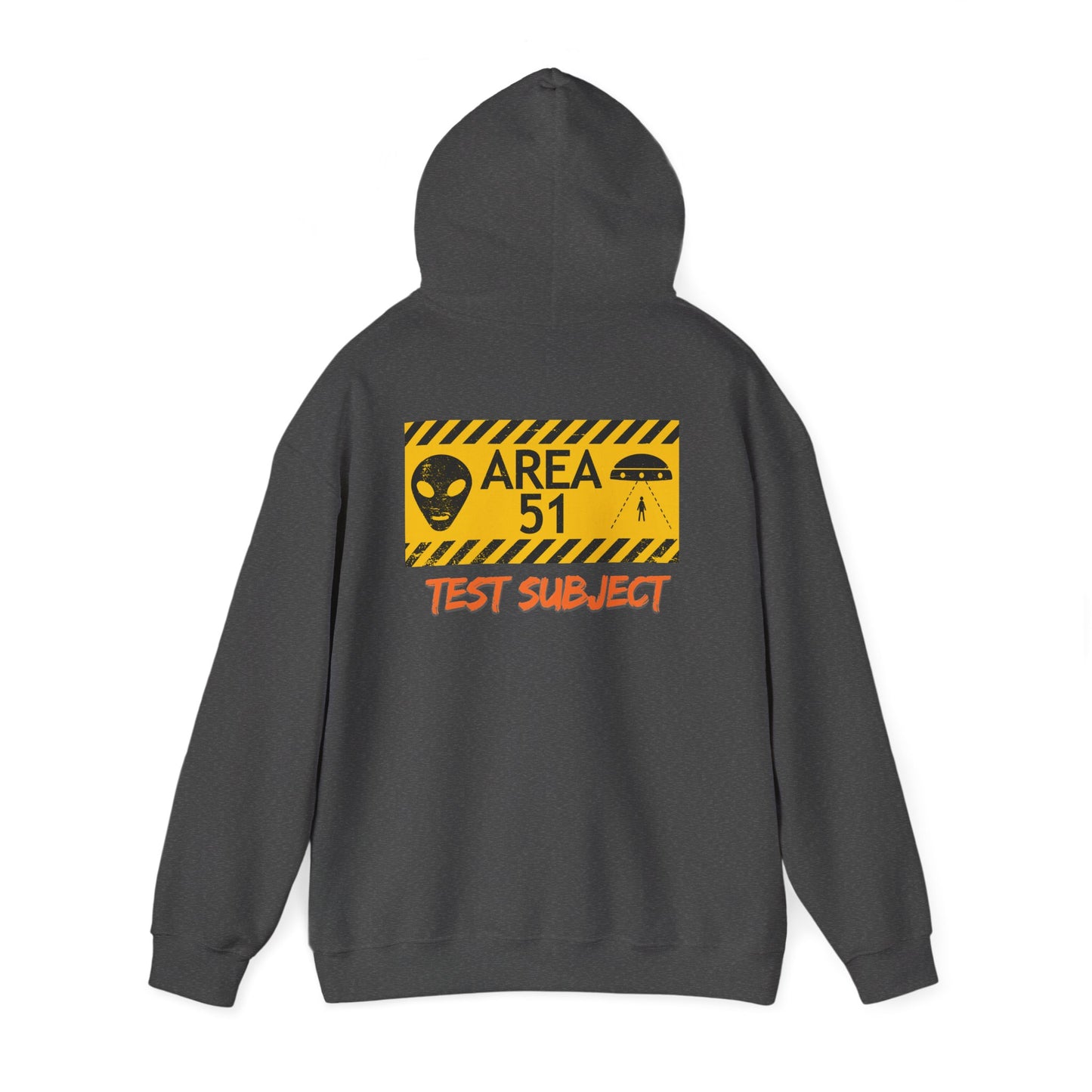 Area 51 Test Subject Hoodie — Alien Graphic Hooded Sweatshirt