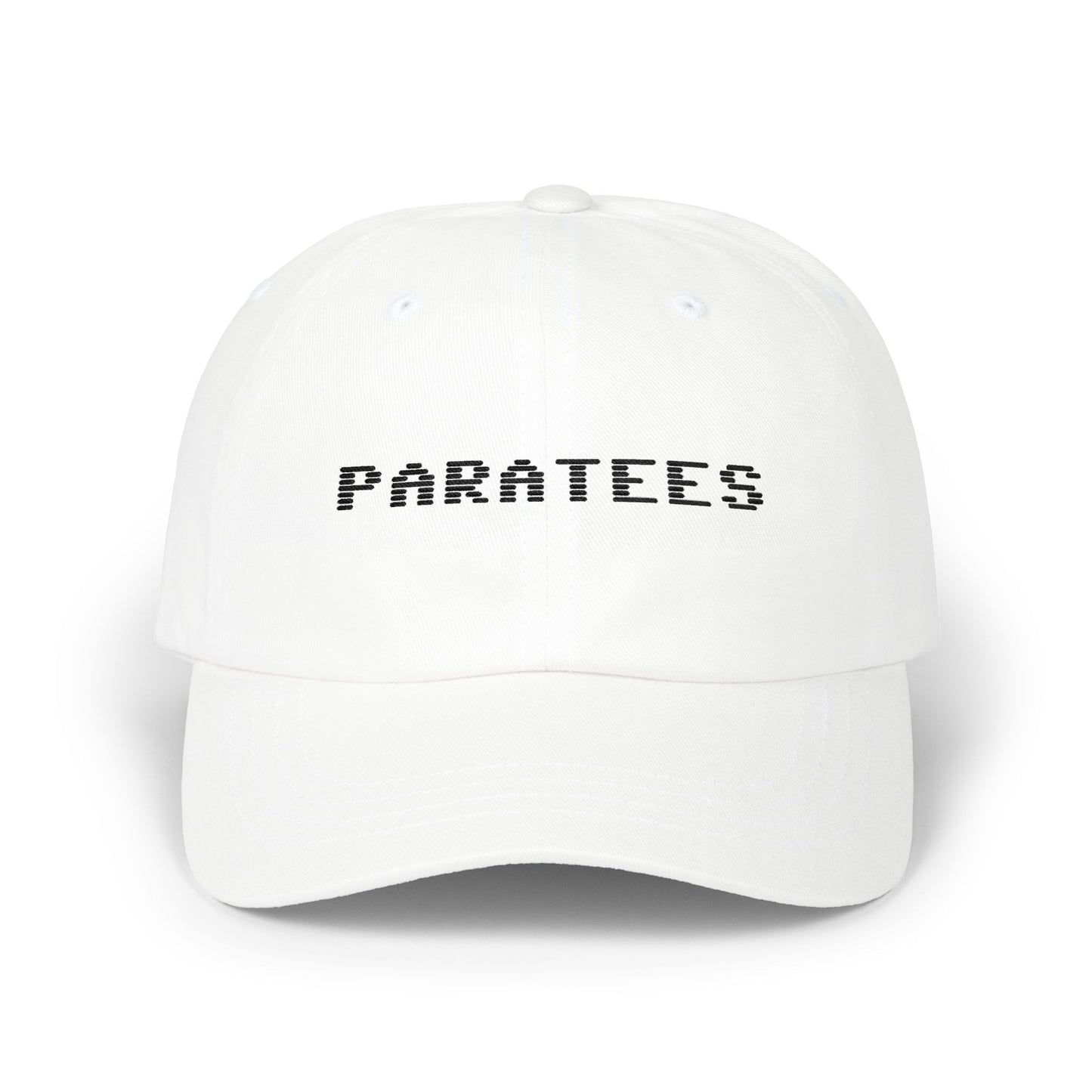 Paratees Dad Cap — Minimalist Embroidered Logo Baseball Hat