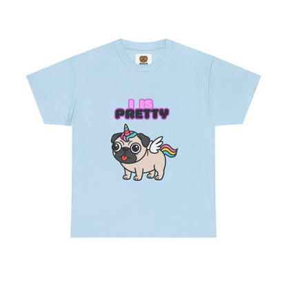 Pugicorn "I Is Pretty" Tee