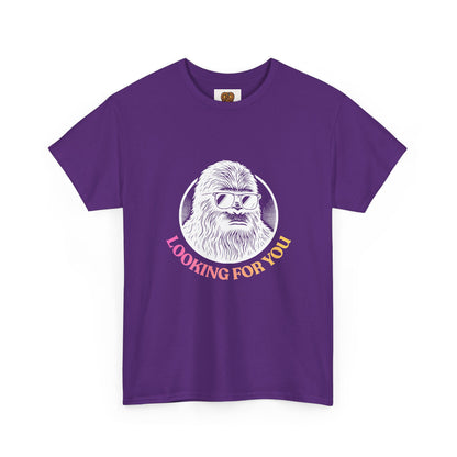 Looking For You Sasquatch T-Shirt — Retro Bigfoot Graphic Tee