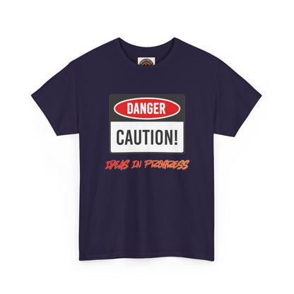 Caution! Danger 'Work In Progress' Graphic Tee