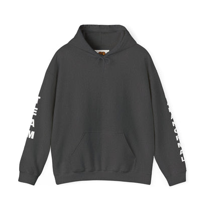 Paranormal Team Hoodie – Black Sleeve Print Hooded Sweatshirt