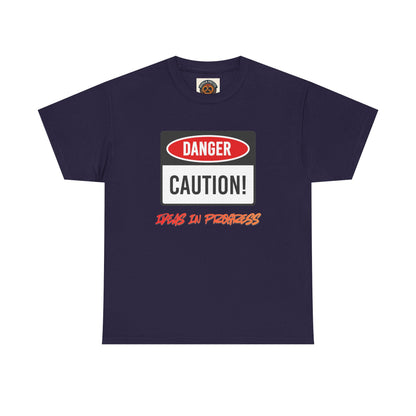 Caution! Danger 'Work In Progress' Graphic Tee