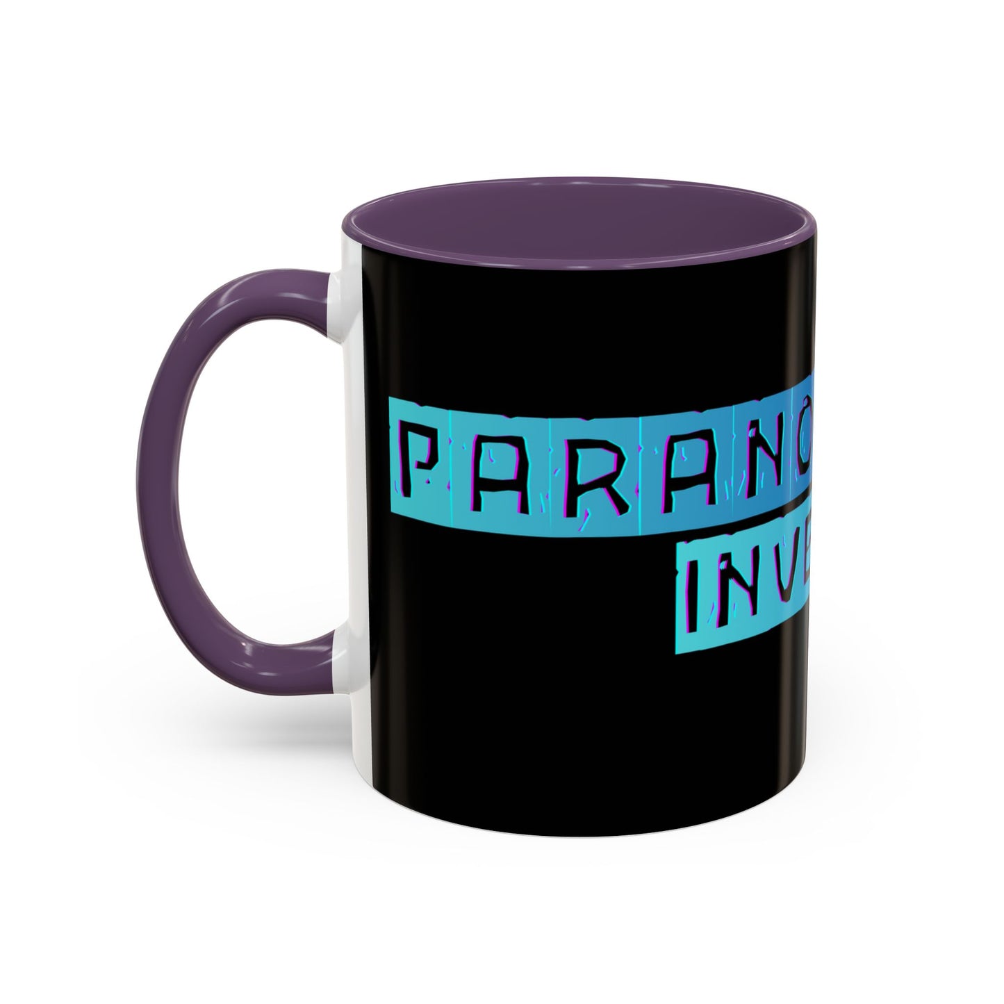Paranormal Investigator Accent Coffee Mug – Blue Ribbon Design (11/15oz)