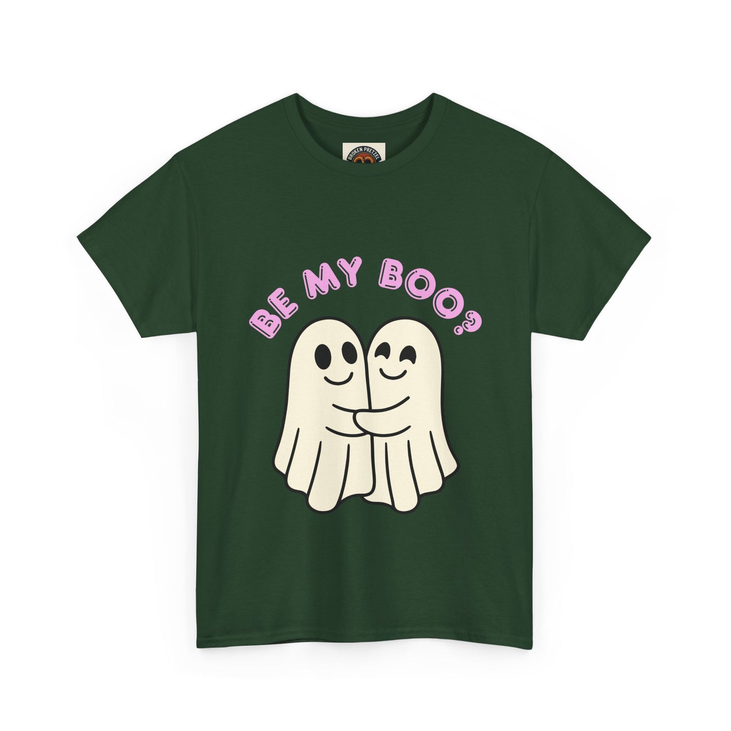 Be My Boo? Ghost Couple Tee — Cute Halloween Couples T‑Shirt