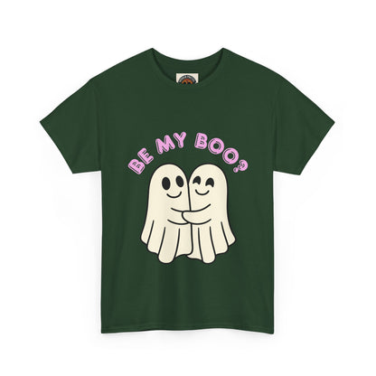 Be My Boo? Ghost Couple Tee — Cute Halloween Couples T‑Shirt