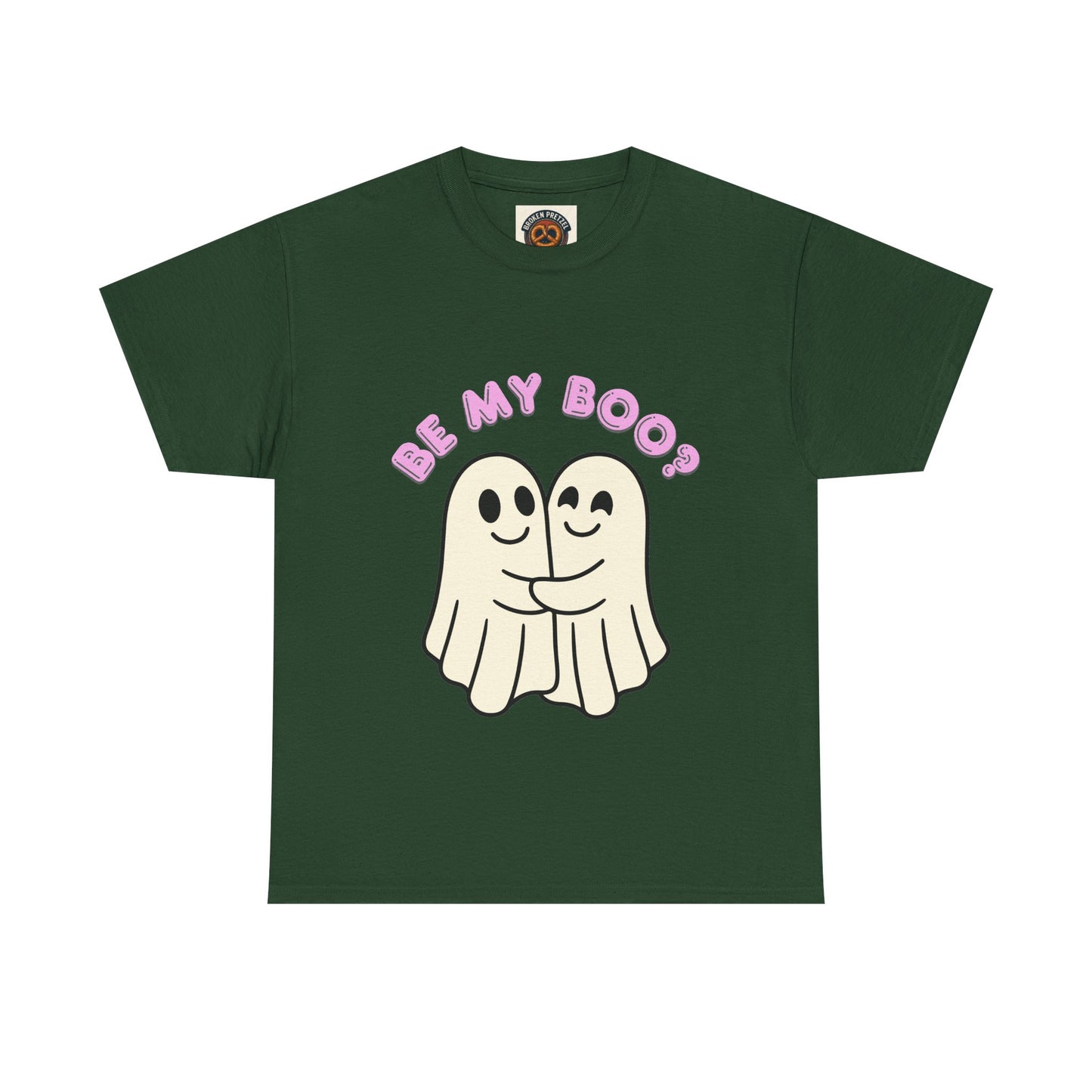 Be My Boo? Ghost Couple Tee — Cute Halloween Couples T‑Shirt