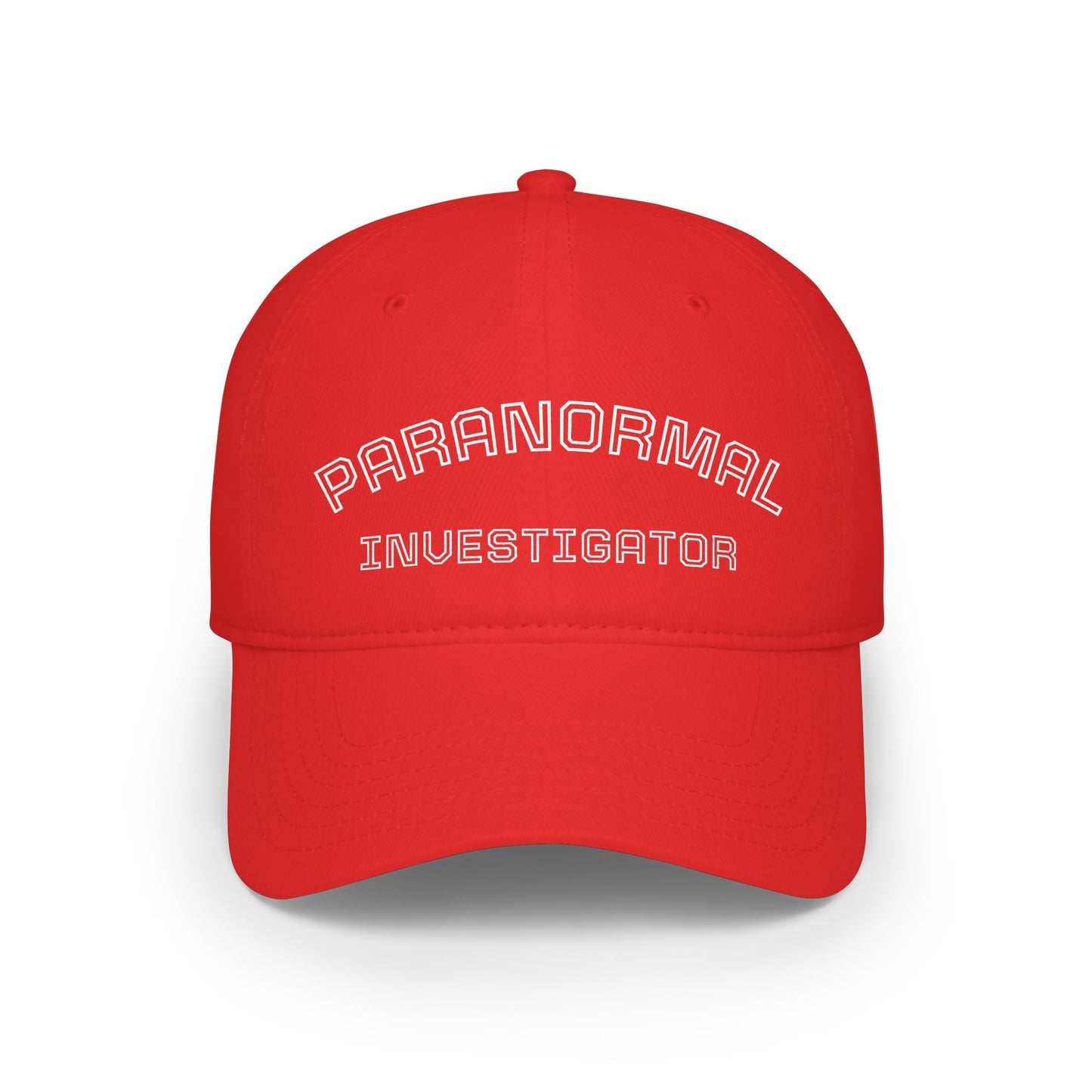 Paranormal Investigator Baseball Cap — Embroidered Ghost Hunting Hat