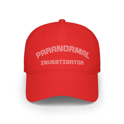 Paranormal Investigator Baseball Cap — Embroidered Ghost Hunting Hat