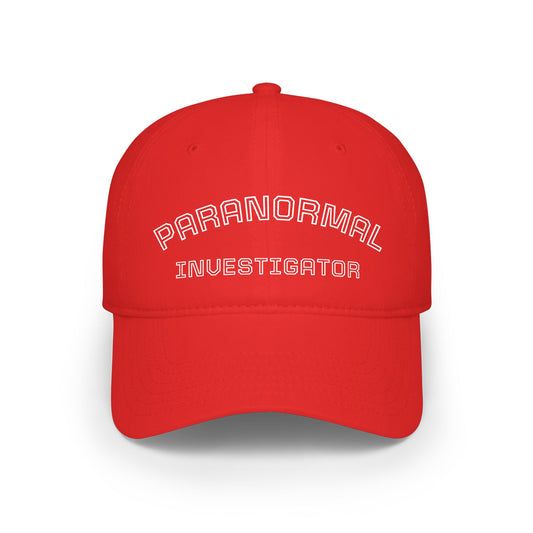 Paranormal Investigator Baseball Cap — Embroidered Ghost Hunting Hat
