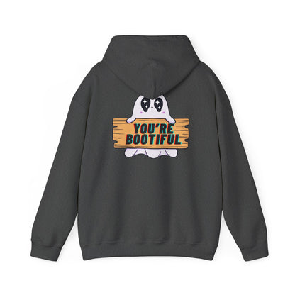 You're Bootiful Ghost Hoodie — Cute Halloween Pullover for Kids & Adults