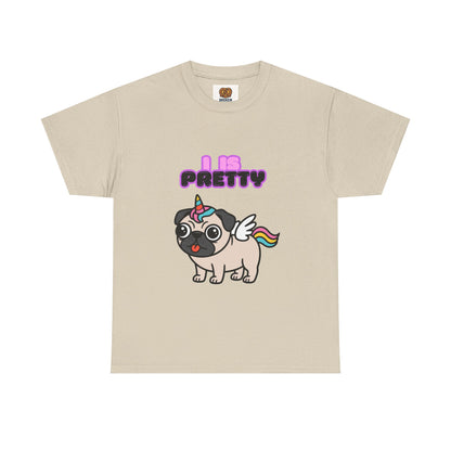 Pugicorn "I Is Pretty" Tee