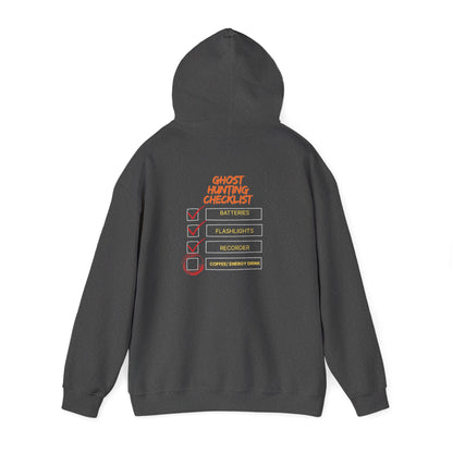 Hunting Checklist Hoodie — Funny Ghost Hunt Crewneck Sweatshirt