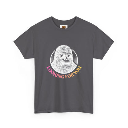 Looking For You Sasquatch T-Shirt — Retro Bigfoot Graphic Tee