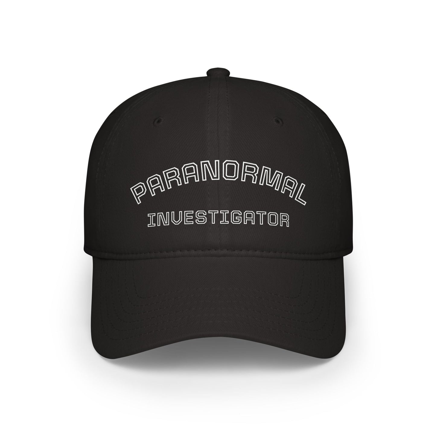 Paranormal Investigator Baseball Cap — Embroidered Ghost Hunting Hat