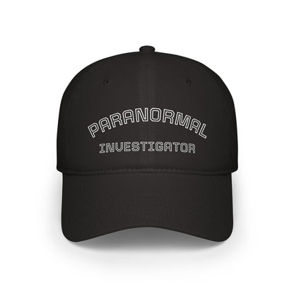 Paranormal Investigator Baseball Cap — Embroidered Ghost Hunting Hat