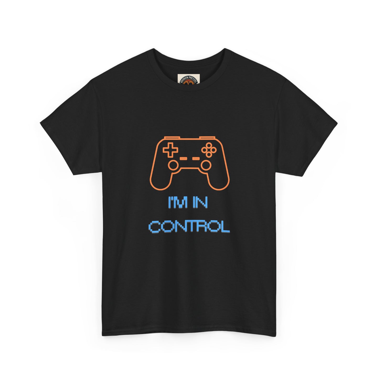 Gamer Controller Tee — "I'm In Control" Retro Neon Video Game T‑Shirt