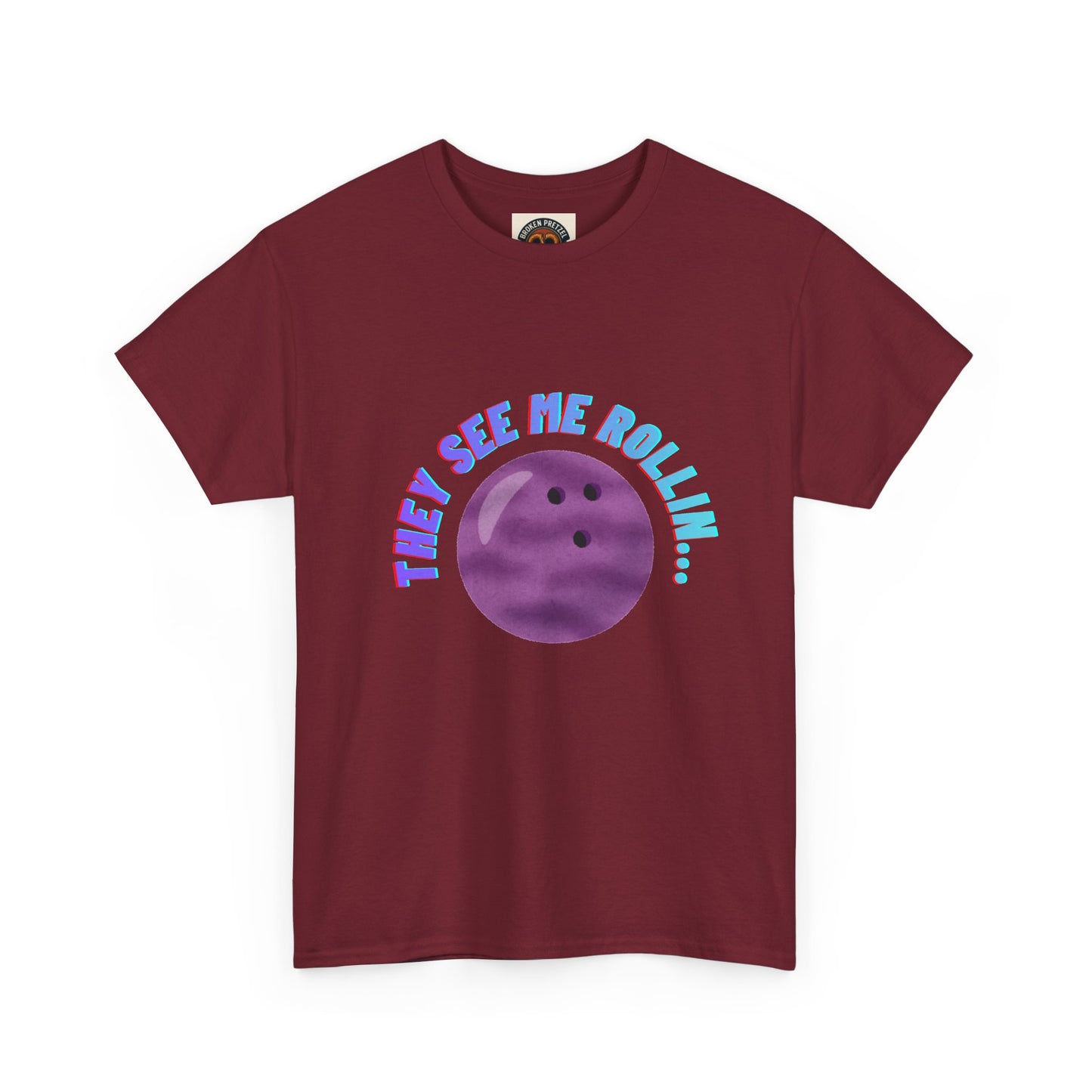 They See Me Rollin' Bowling Tee — "They Laughin" Back Graphic
