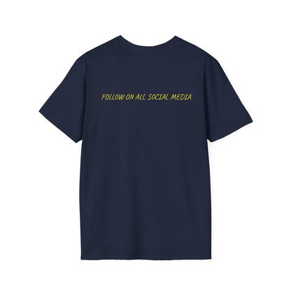 Paranormal Consultant Logo T-Shirt — 'Follow on All Social Media' Back Tee